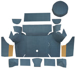 1967-1968 Ford Mustang Coupe Trunk Kit with Boards Trunk Mat Nylon