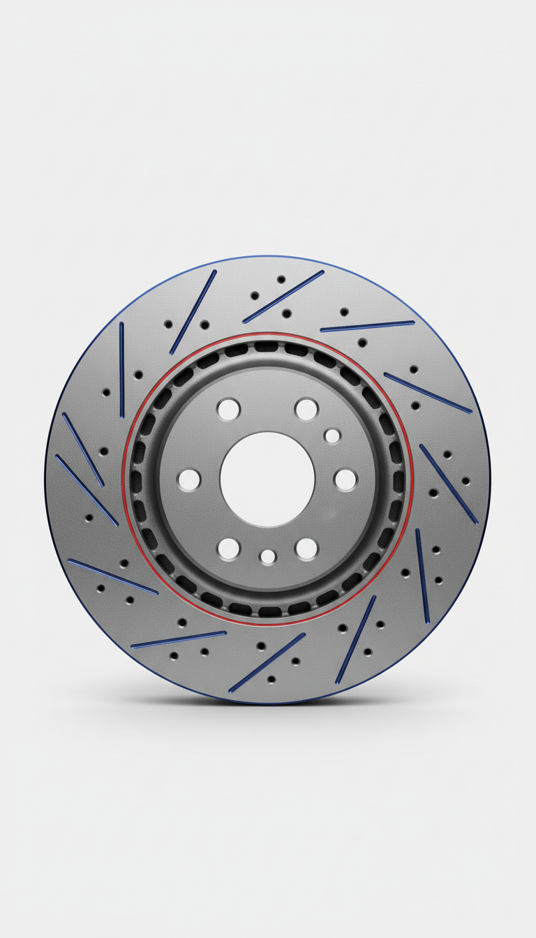 Performance Brake Rotor Vented Steel