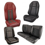 1967 & 1968 Camaro Coupe Convertible Front Seat Upholstery - Black