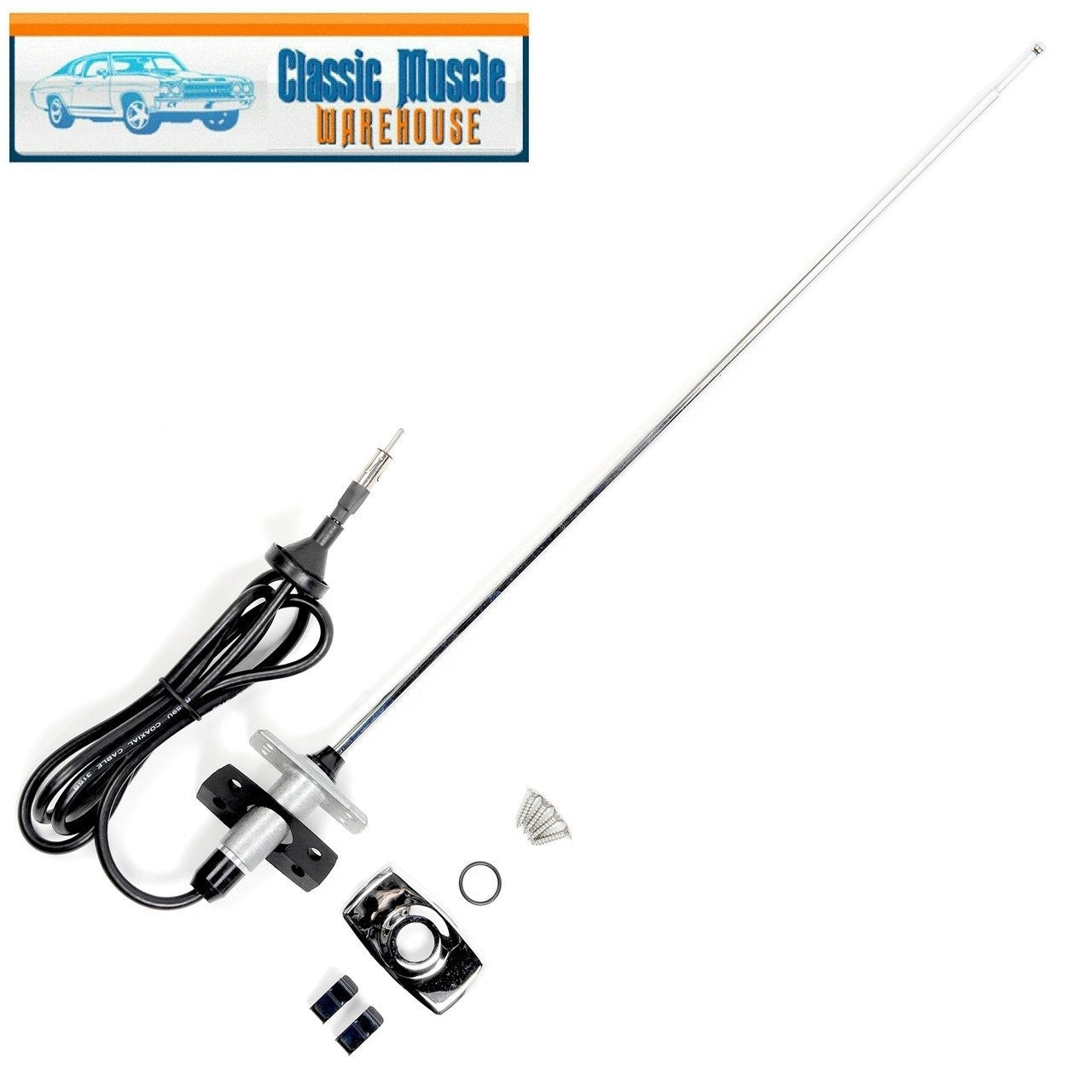 1967 - 1979 Ford F100 Replacement Radio Antenna with Rectangle Base - ACP