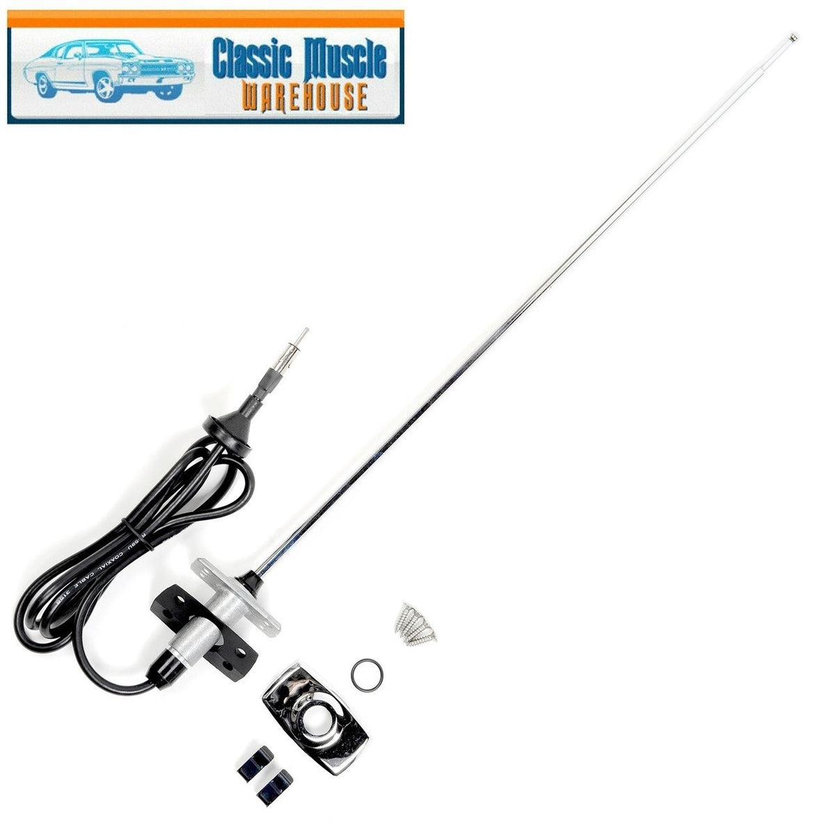 1967 - 1979 Ford F100 Replacement Radio Antenna with Rectangle Base - ACP