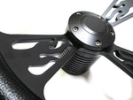 1978 -1998 Dodge Chrysler Plymouth Steering Wheel Black Billet Flames Full Kit!
