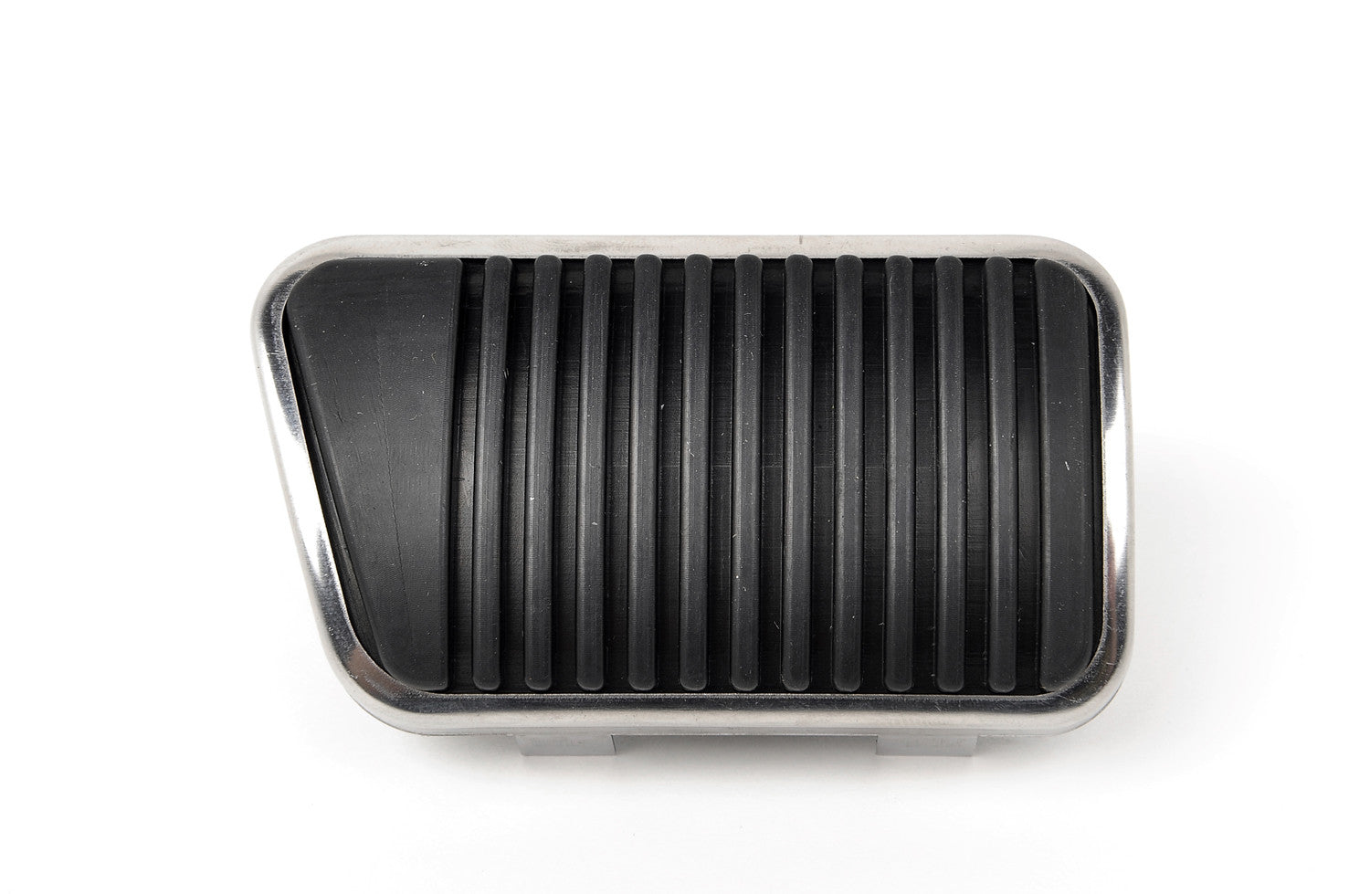 1965 - 1968 Ford Mustang Replacement Clutch Pedal Pad w/Stainless Steel Trim