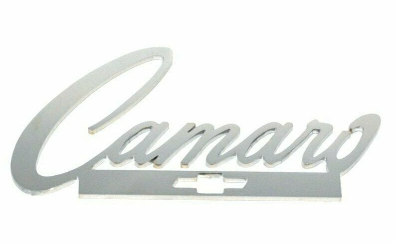 Camaro Bowtie Header and Trunk Emblem Pair - Stainless Steel - Peel & Stick