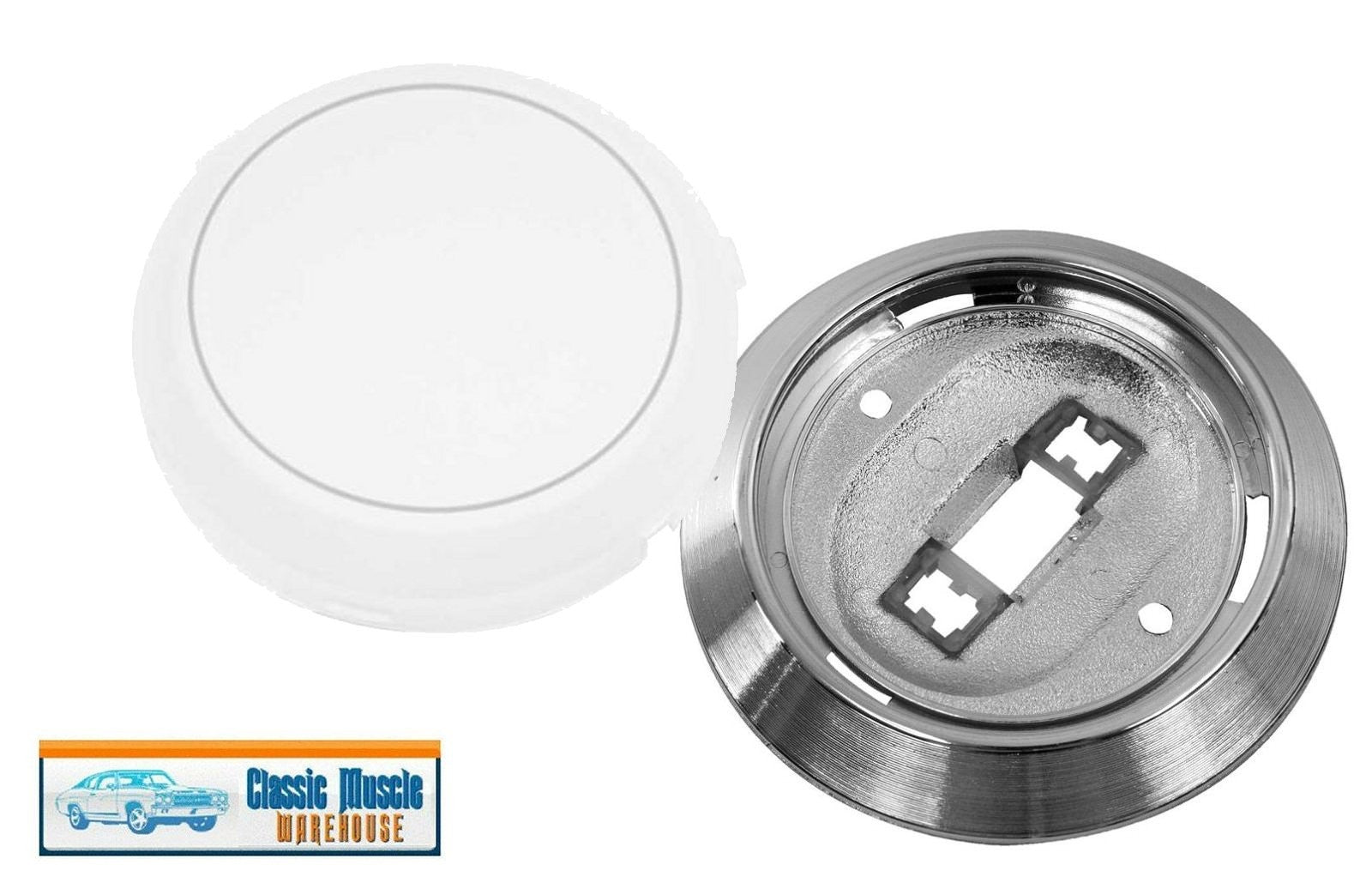 1977 - 95 GM Replacement Dome Light Set - Lens & Base - Camaro, Nova, Impala