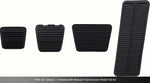 Camaro, Firebird Pedal Pad Set for Manual Transmission, Complete Replacement Set