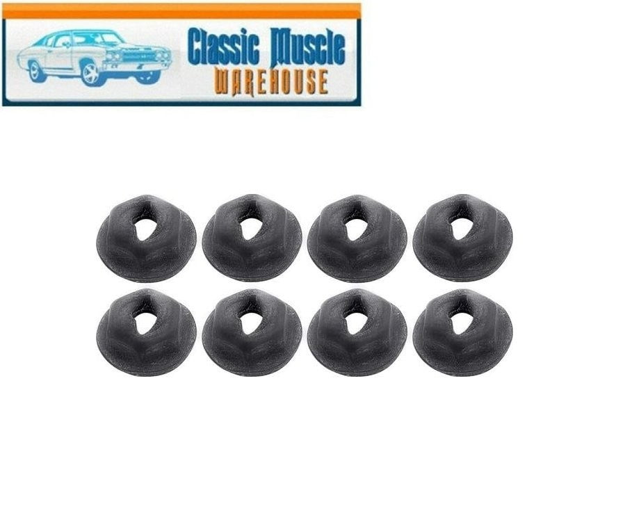 Speed Nut for 3/16" Stud - Self Threading - 8 Piece Set; with Rubber Pad - GM