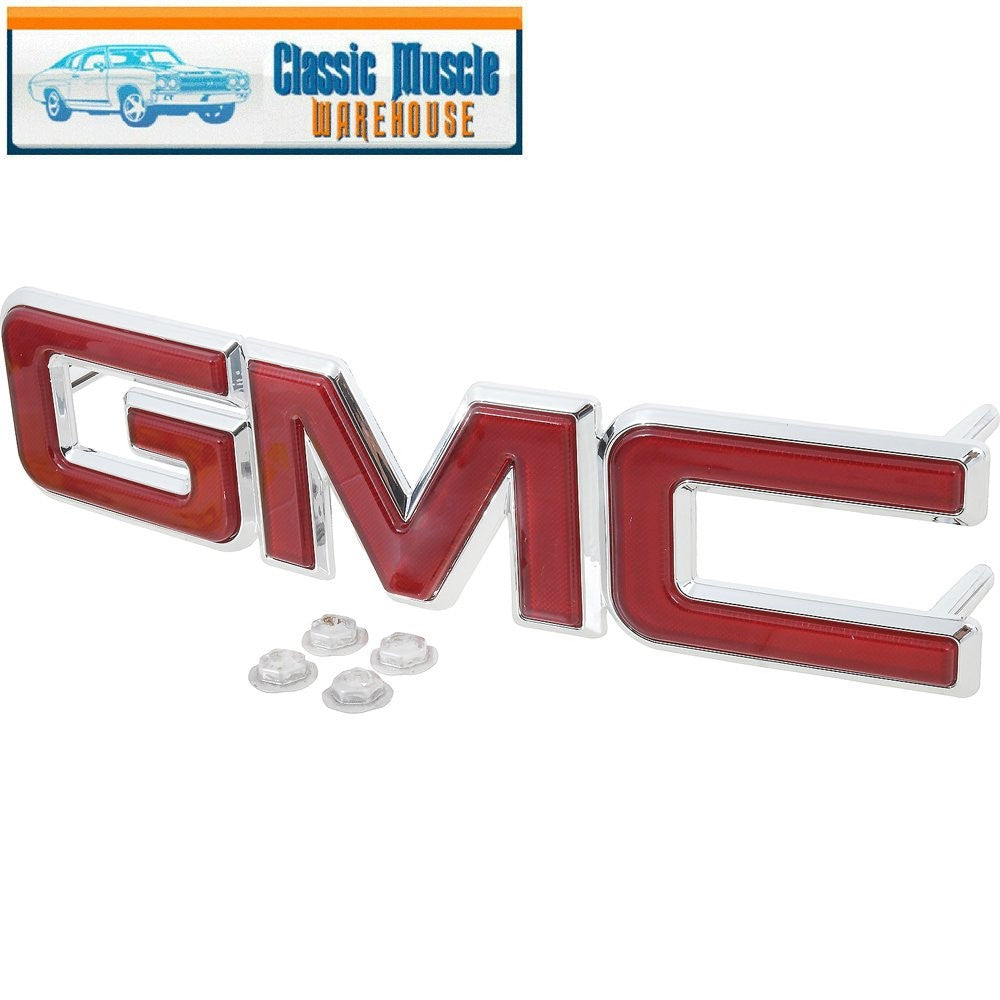 1988-2002 GMC Pickup, Jimmy, Suburban, Van; "GMC" Front Grill Emblem GM Licensed