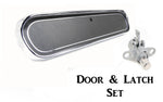 1966 Mustang Glove Box Door, Cable & Latch, Standard Black by ACP, Ships Free