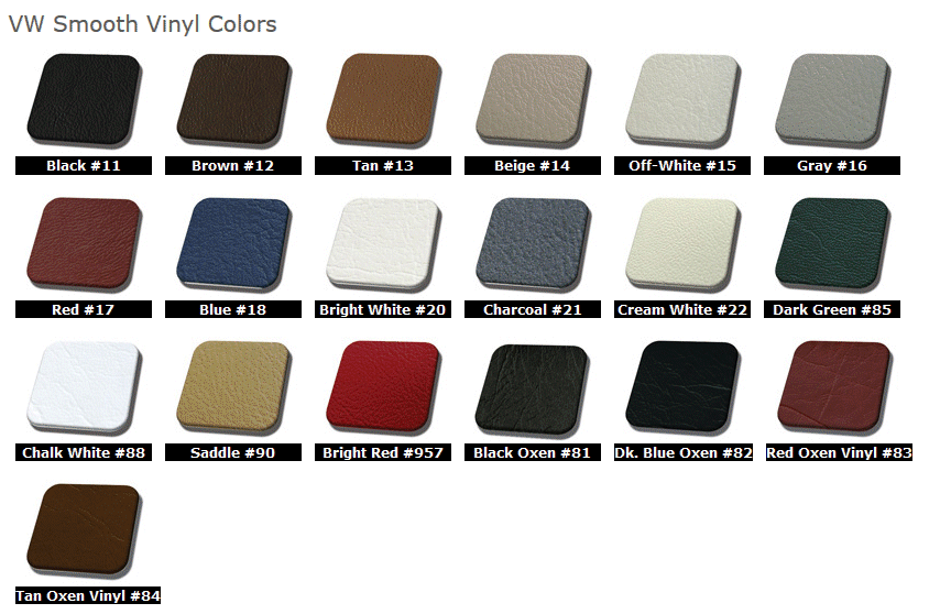1956-64 Volkswagen VW Bug Door & Quarter Panel Set - Any OEM Color, w/o Pockets