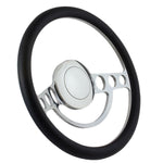 14" Nostalgia Style Vinyl Steering Wheel For Cadillac's 69 - 89 Any Color Vinyl