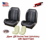 Sport XR Bucket Seat Upholstery & Sport Foam 1964 - 67 Mustang, USA Made by TMI