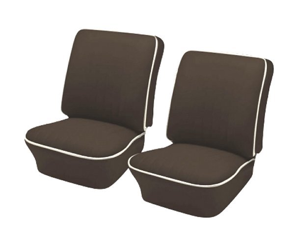 1954 - 1955 Volkswagen VW Bug OEM Classic Seat Upholstery, Front Only, Brown