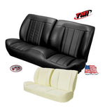 1966 Chevelle, El Camino Sport Front Seat Upholstery + Foam, Made by TMI in USA