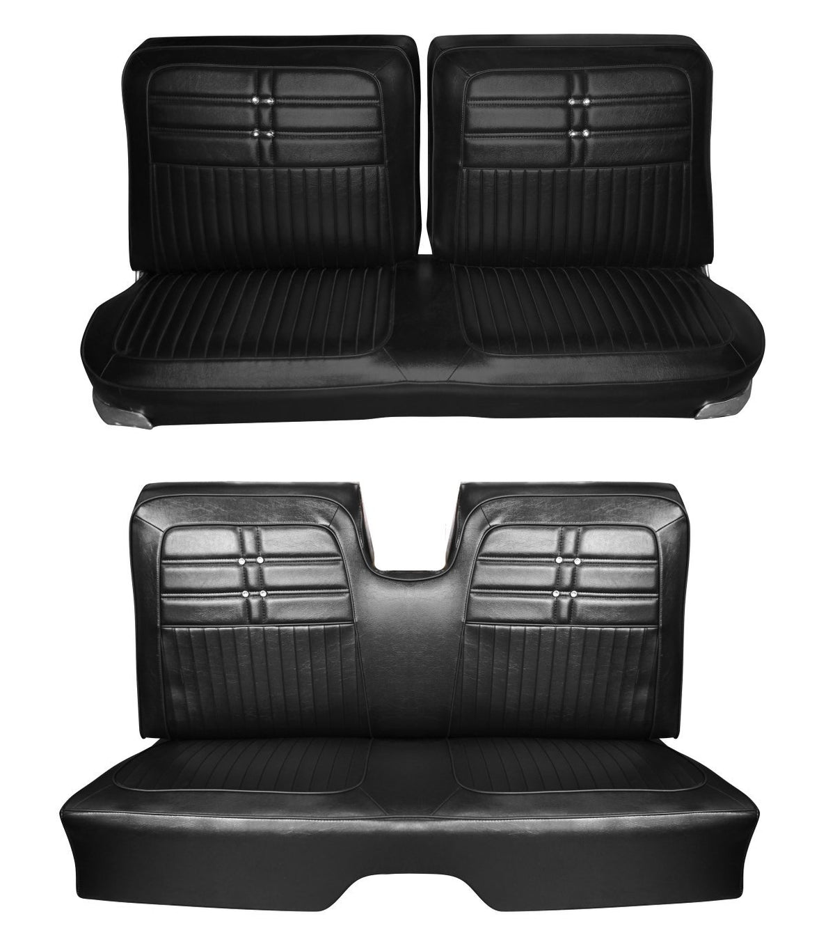 1963 Impala Coupe Front & Rear Bench Seat Upholstery in Your Choice of Color 
