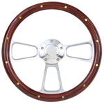 1949 -1957 Ford F1, F100 Pick Up Truck w/GM Column Wood & Billet Steering Wheel