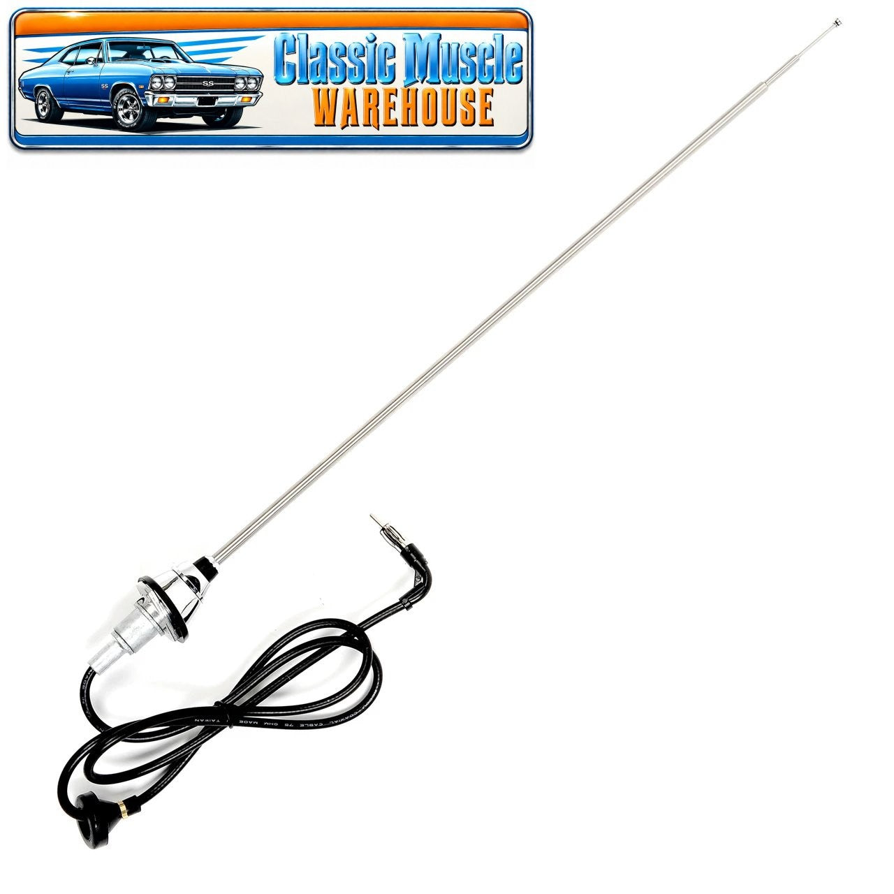 1964-1968 Ford Mustang 1967-1968 Mercury Cougar Radio Antenna Round Base