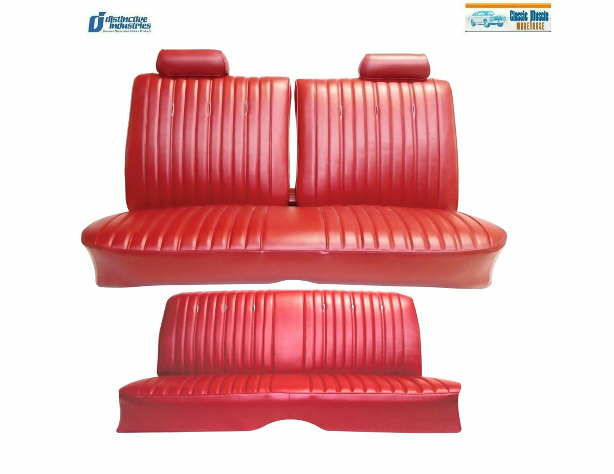 1969 Impala Convertible Front/Rear Bench Seat Upholstery Set  - Any Color