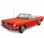 1964 - 66 Mustang Molded Sport Door Panel Set - Parchment - Made by TMI 