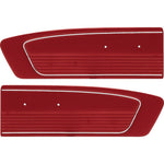 Dark Red Door Panels for 1966 Mustang by Distinctive Ind. - IN STOCK