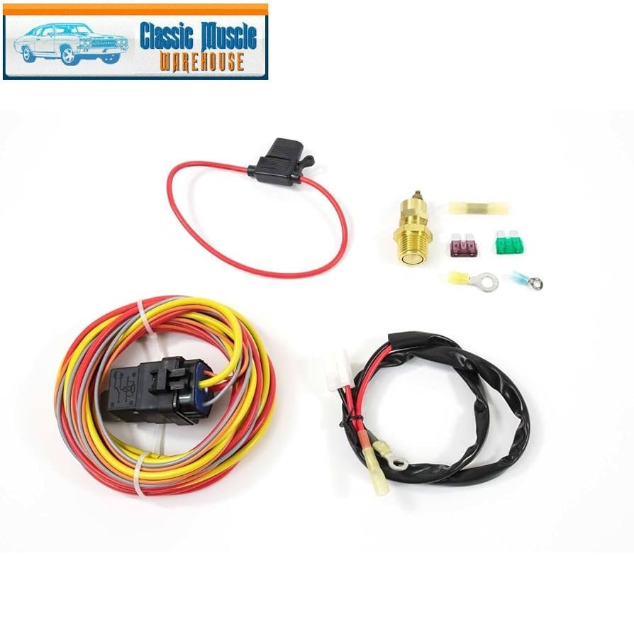 Electric Cooling Fan Relay Kit & Thermostat - HC7108 TSP