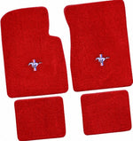 Custom Carpet & Matching Floor Mat Set w/ Running Pony 1965-68 Mustang Fastback