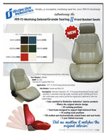 Deluxe Touring II Fully Assembled Seats & Brackets 1971-73 Mustang - Any Color