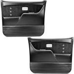 Sport XR Molded Door Panel Set - Black - for 1981 - 87 Chevy, GMC C/10 Truck