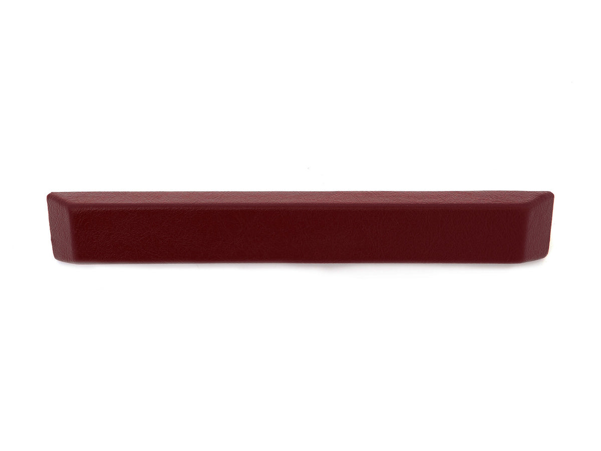 1964 - 1966 Mustang Arm Rest Set - Dark Red - Arm rest pad & base set