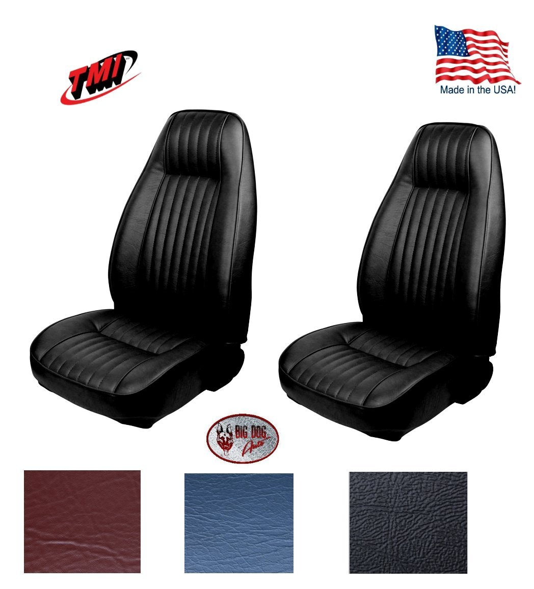1981 - 84 Fox Body Mustang Hatchback High Back Bucket Seat Upholstery -F/R
