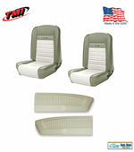 1964 - 66 Mustang Front & Rear Deluxe PONY Upholstery  + Door Panels.