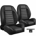 TMI Pro Series Sport R Bucket Seat Set for 1960 - 1972 Chevy or GMC Truck, Black