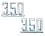 Chevrolet 350 Emblem Set for Camaro, Chevelle, El Camino, Impala, Nova *PAIR*
