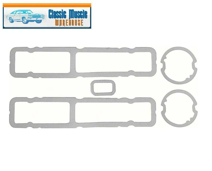 1967 Camaro; Standard Lens Gasket Set; Except RS; 5 Piece Set