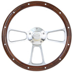 1960 - 1969 Chevy Suburban, 1969 Blazer Billet/Mahogany Steering Wheel, Adapter 