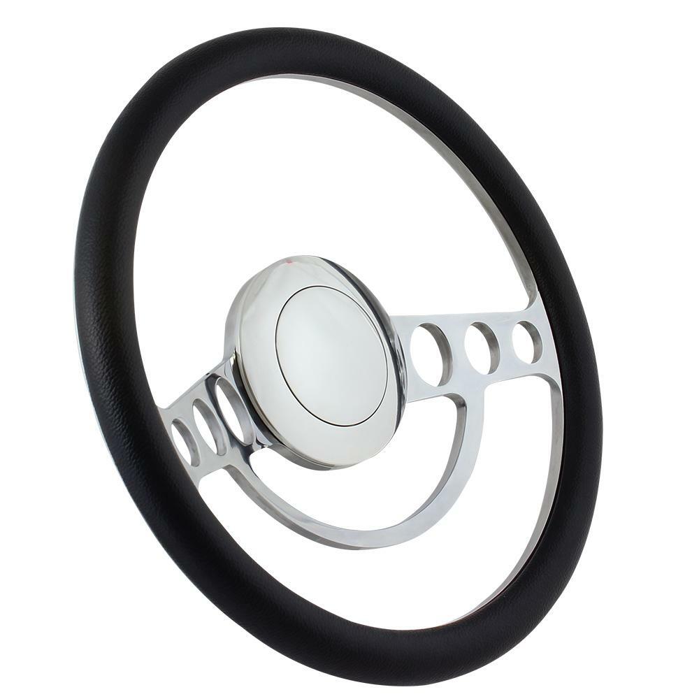 14" Nostalgia Style Vinyl Steering Wheel For Chevy Van's 82 - 94 Any Color Vinyl