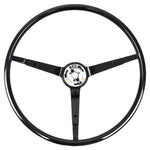 1965 & 1966   Ford Mustang Factory 3 Spoke Black Wheel - Alternator System