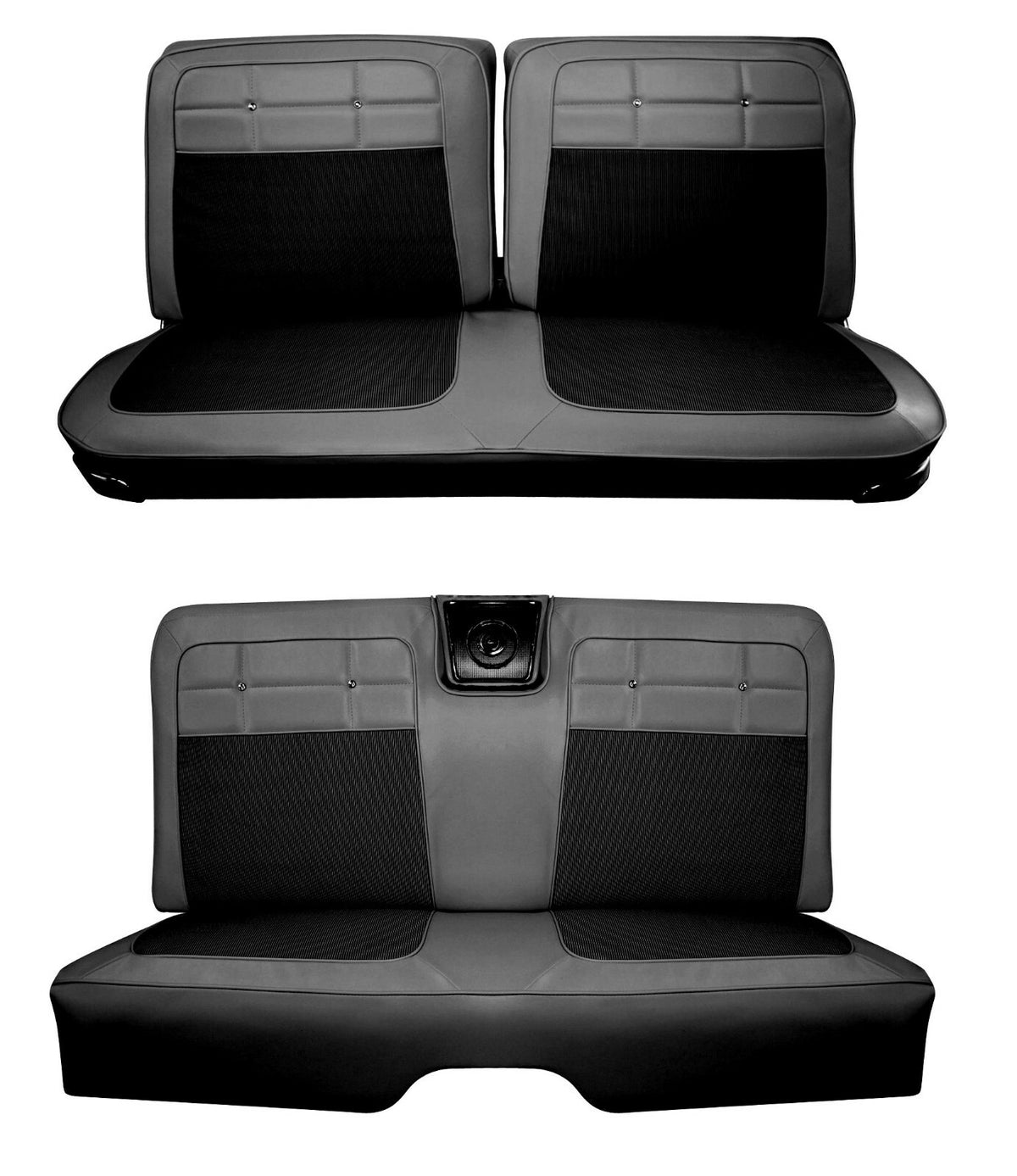 1962 Impala Coupe Front & Rear Bench Seat Upholstery + Panel Set in Any Color