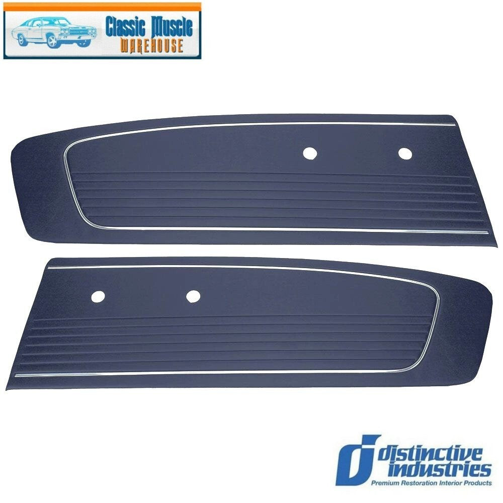 Blue Door Panels for 1966 Mustang by Distinctive Ind. - IN STOCK