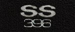 1970-73 Camaro Black Carpet Floor Mat Set with Silver SS 396 Camaro Logo -ACC