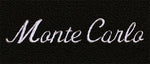 1978-81 Monte Carlo Black Carpet Floor Mat Set with Silver Monte Carlo Logo -ACC