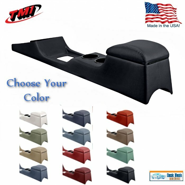 Full Length Console for 1965 - 66 Mustang Convertible with Factory AC