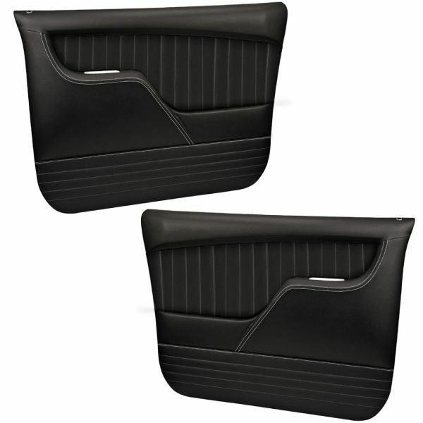 Sport Dash Pad & Molded Door Panels for 1967 - 72 Chevy, GMC Truck ORANGE Stitch