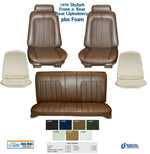 1970 Skylark Custom/GS Coupe Bucket & Rear Seat Upholstery + Foam, Any Color