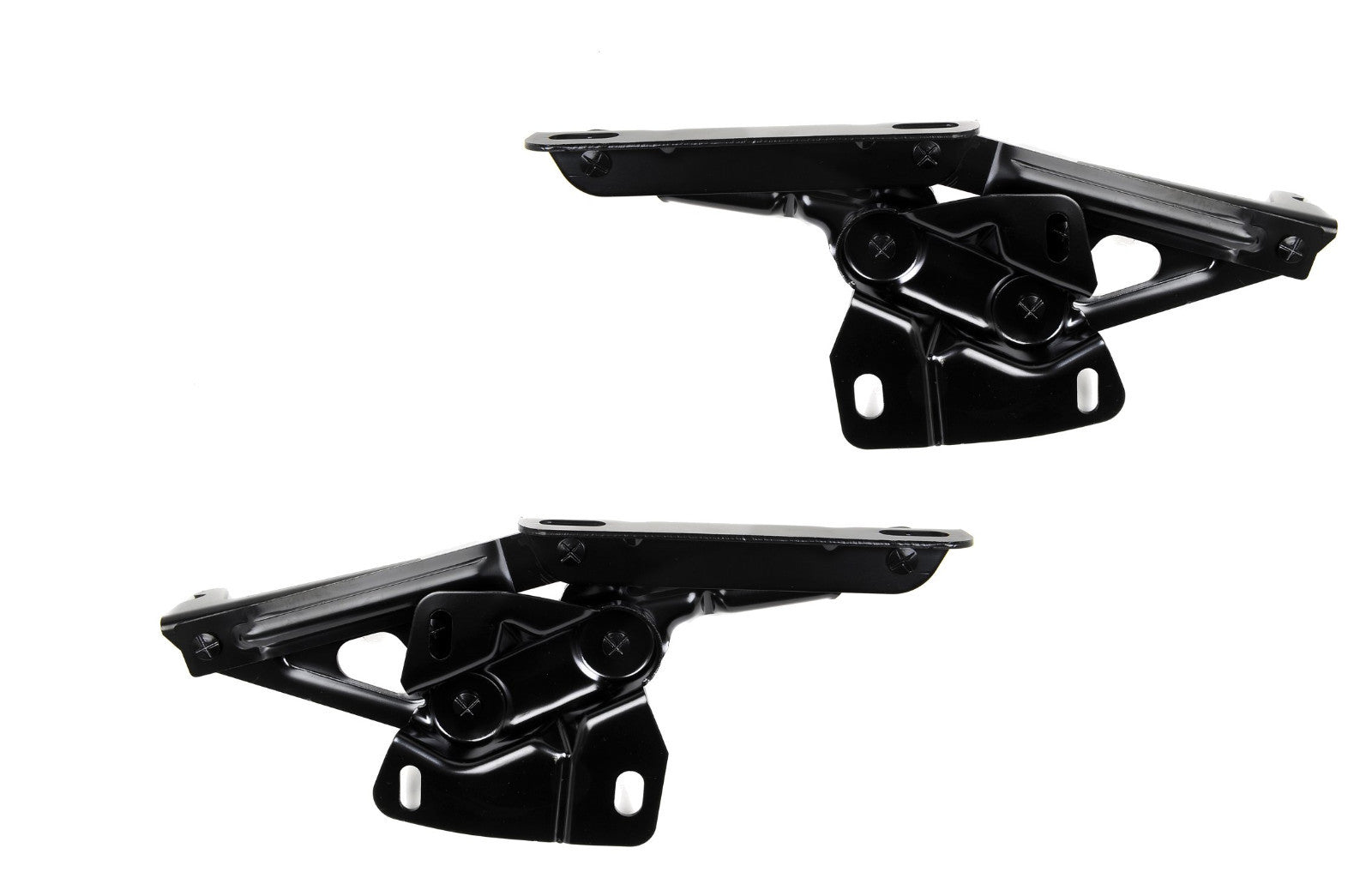 1964-66 Mustang Black Replacement Hood Hinges -- Pair -- Right & Left Hinge- ACP