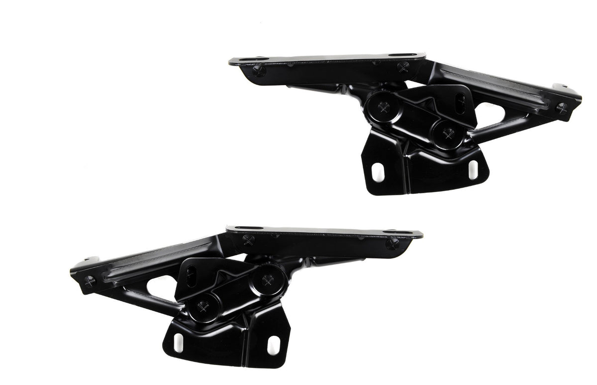 1964-66 Mustang Black Replacement Hood Hinges -- Pair -- Right & Left Hinge- ACP
