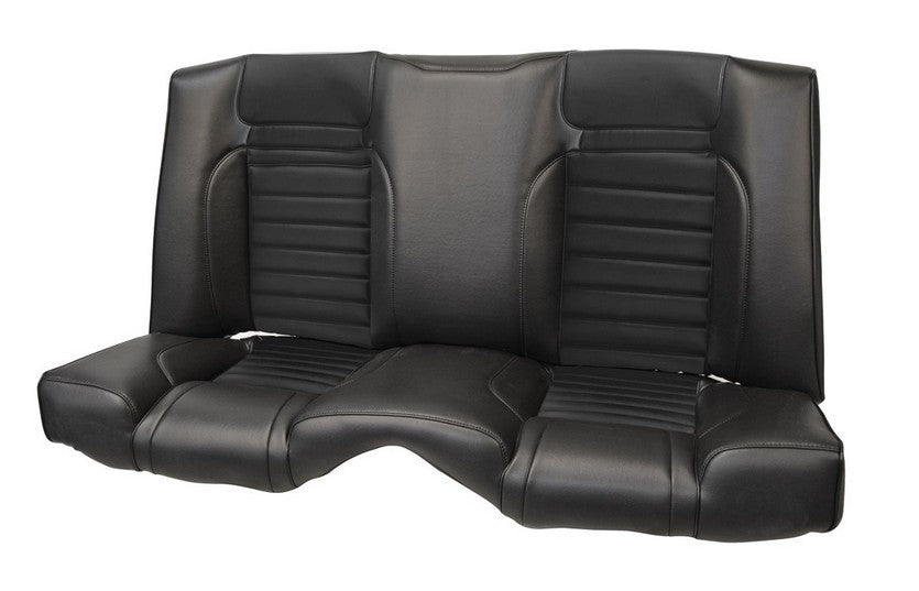 TMI Pro Series Deluxe Sport II Rear Seat Upholstery Kit 1968 Camaro Black Vinyl