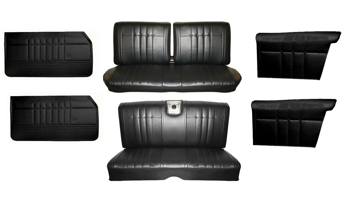 1965 Impala Convertible Front/Rear Bench Seat Upholstery & Panel Set, Any Color