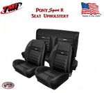 1964 - 66 Mustang Fastback Front/Rear Seat PONY Sport R Upholstery & Foam