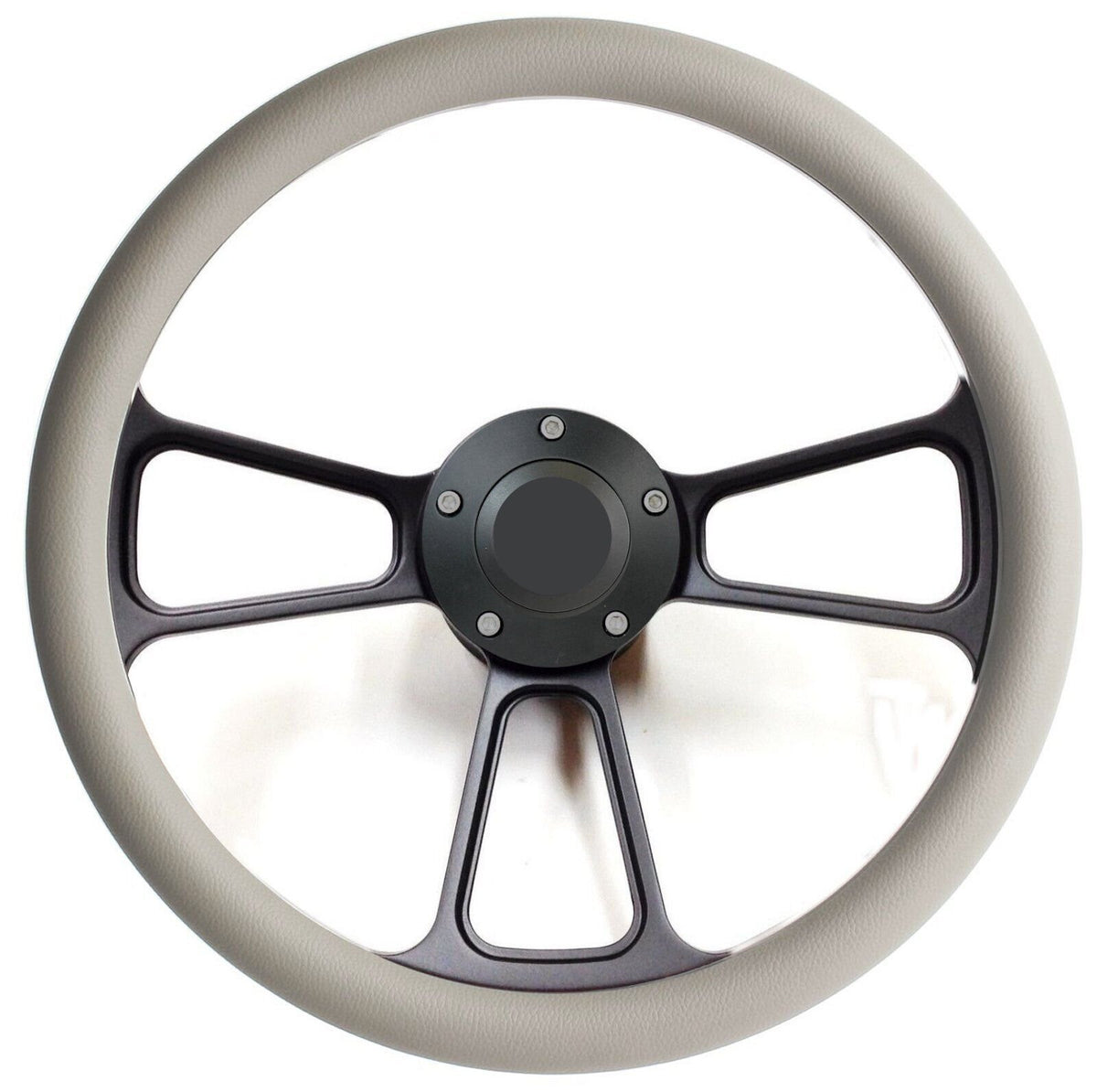 1978 -1991 Ford F-Series Pick Up Steering Wheel Kit, Gray & Black with Adapter